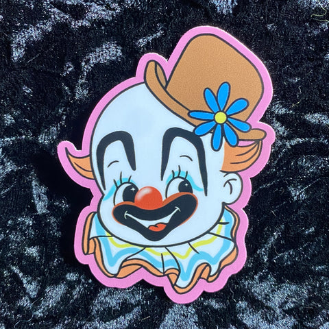 Kewpie Clown Sticker