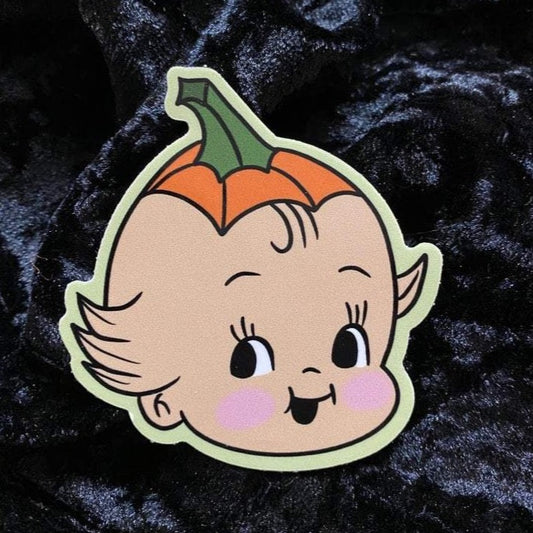 Kewpie Pumpkin Sticker